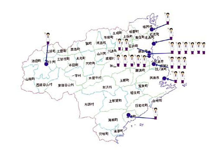 図5　血液内科医の非常勤勤務動態