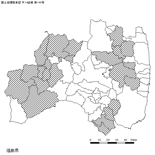 図1．福島県　E. 過疎地域